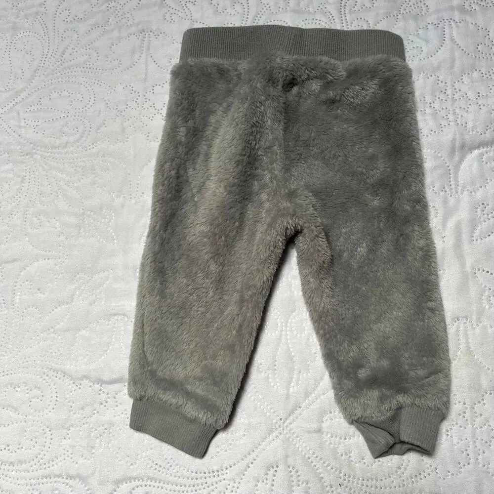 Gymboree Cozy Sherpa Jogger Pants Size 3-6m